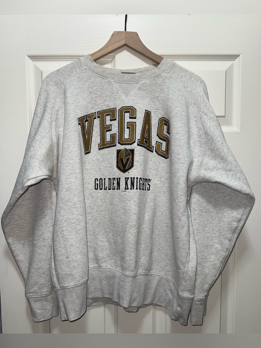 Vegas Golden Knights Grey Crewneck Sweatshirt